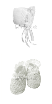 Accessories for traditional smocked Christening gowns